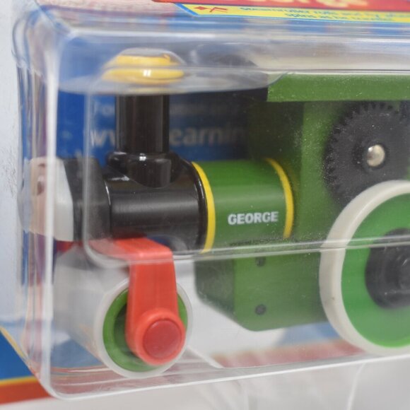 George Steamroller Character Card Thomas & Friends Wooden Railway Train 2005 New - Picture 5 of 11